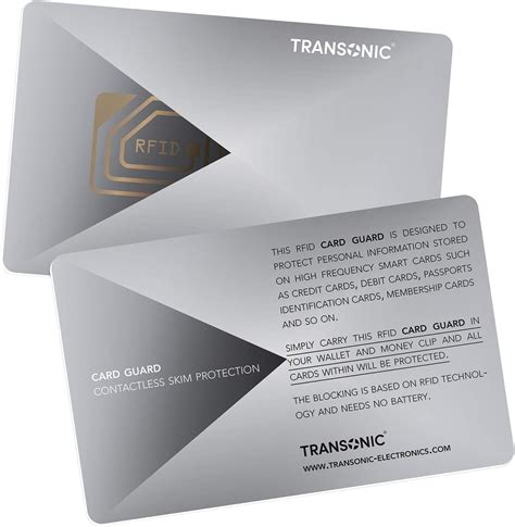 Transonic RFID/NFC Blocking Card 